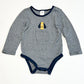 Striped puppy bodysuit - Size 2
