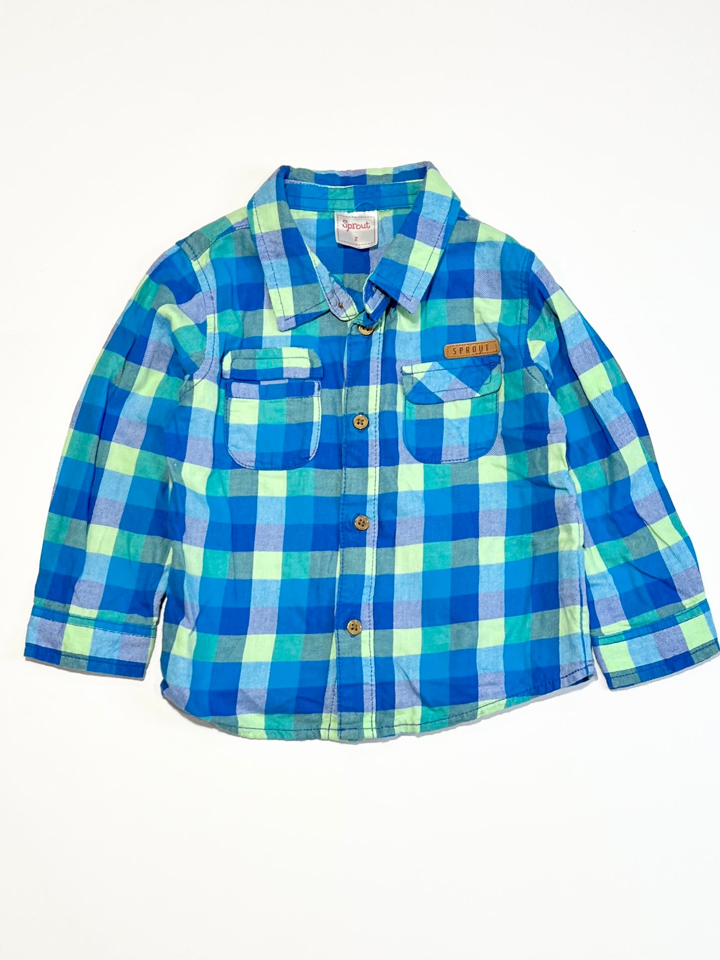 Woven check shirt - Size 2