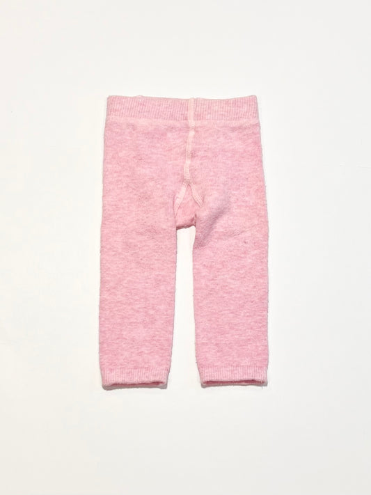 Pink tights - Size 0-6 months