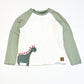 Green dino top - Size 2