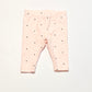 Pink spotty leggings - Size 000