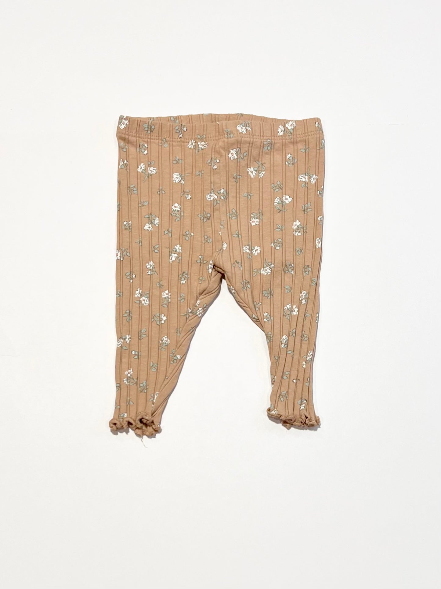 Ribbed floral leggings - Size 000