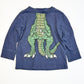 Blue dino top - Size 2