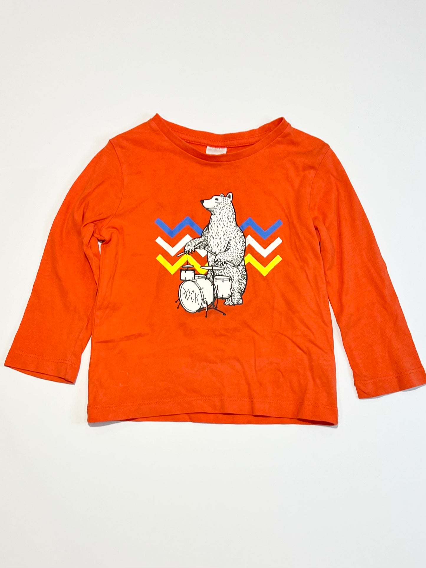 Red bear top - Size 2