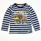 Striped dump truck top - Size 2