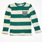 Striped waffle top - Size 2