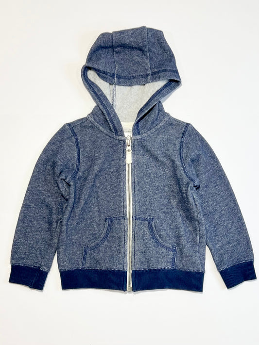 Navy zip hoodie - Size 2