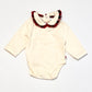 Cream collared bodysuit - Size 000