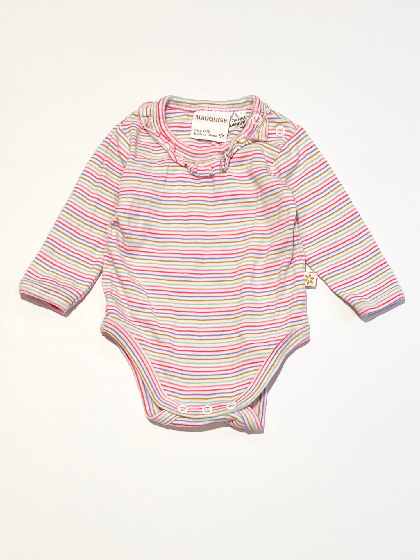 Ribbed striped bodysuit - Size 000