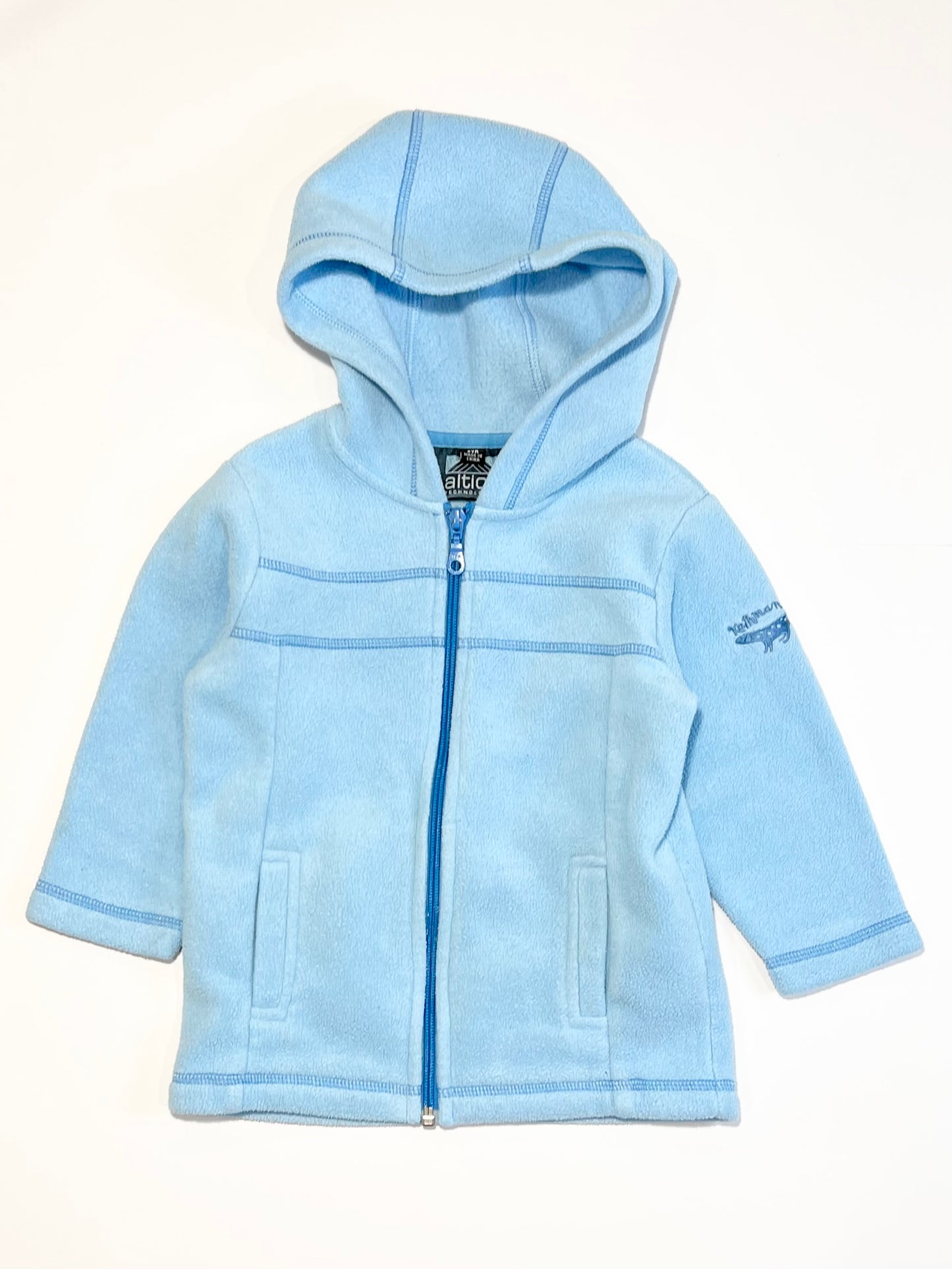 Blue fleece hoodie - Size 2