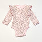 Pink ribbed bodysuit - Size 000