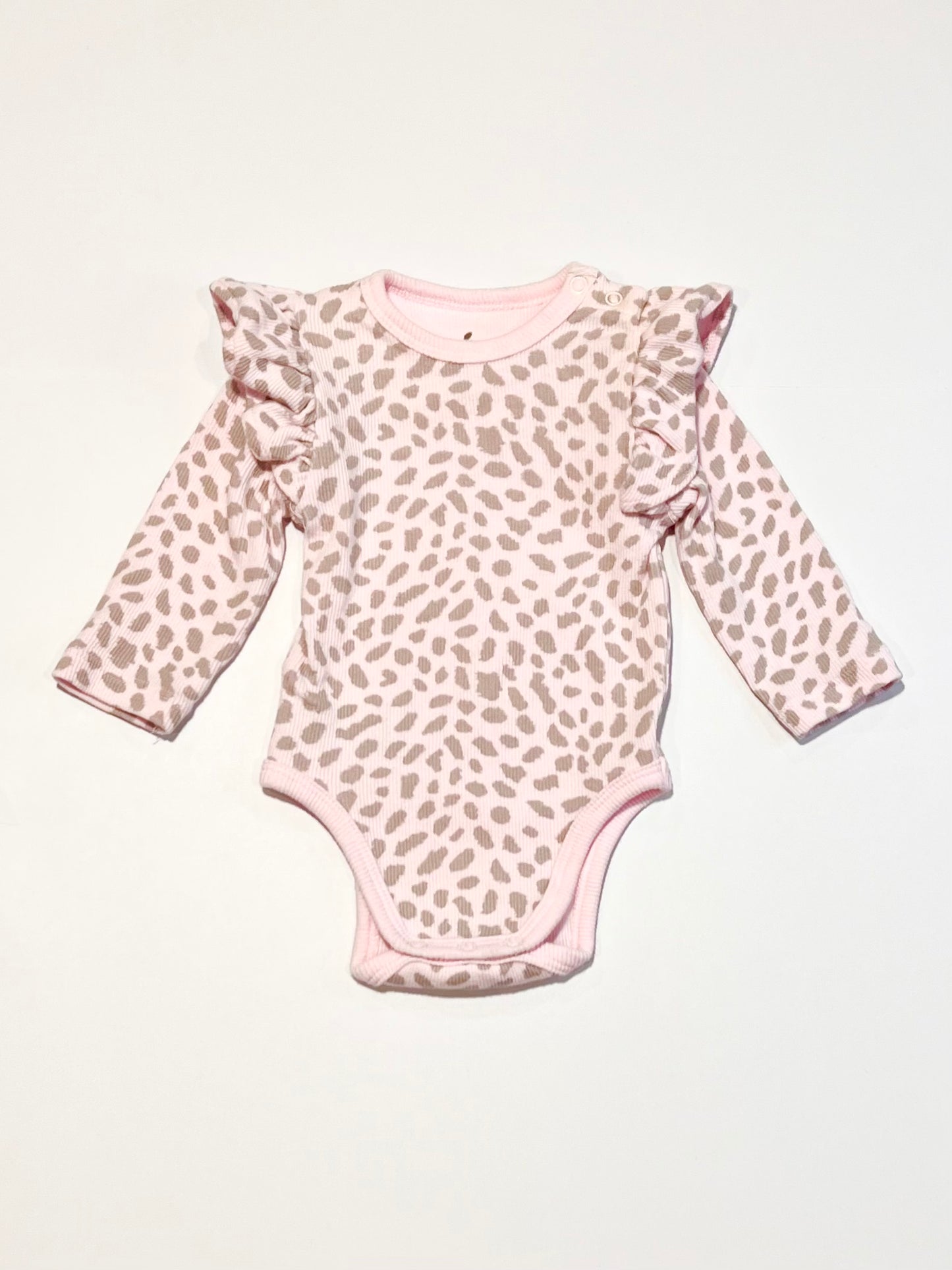 Pink ribbed bodysuit - Size 000
