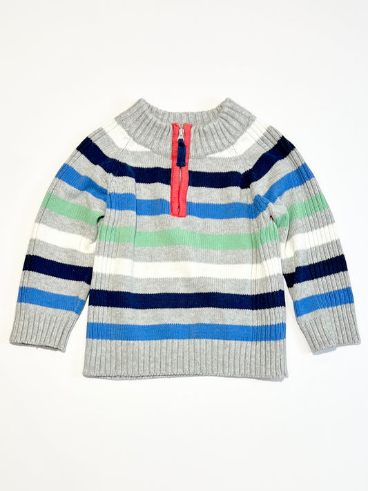 Striped knit jumper - Size 2