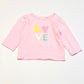 Pink LOVE top - Size 000