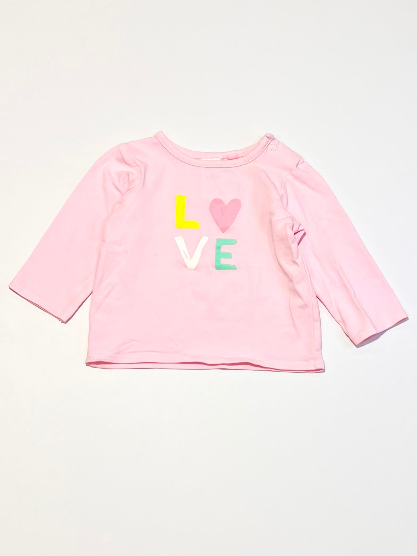 Pink LOVE top - Size 000