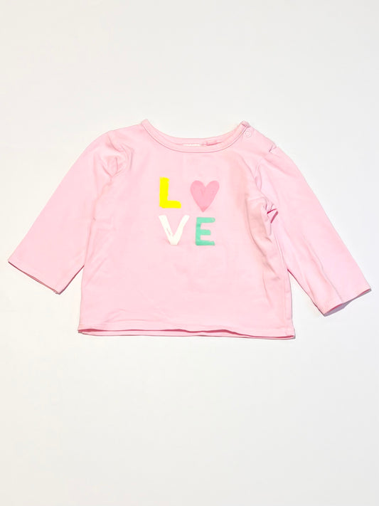 Pink LOVE top - Size 000