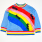 Rainbow ants sweater - Size 2-3