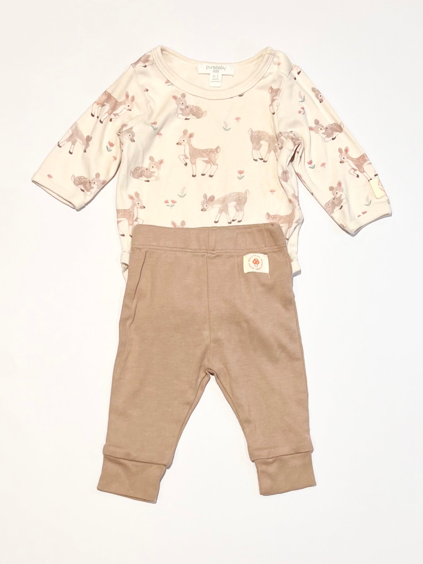 Ribbed deer set - Size 000