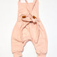 Pink fleece overalls - Size 000