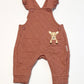 Brown quilted overalls - Size 000