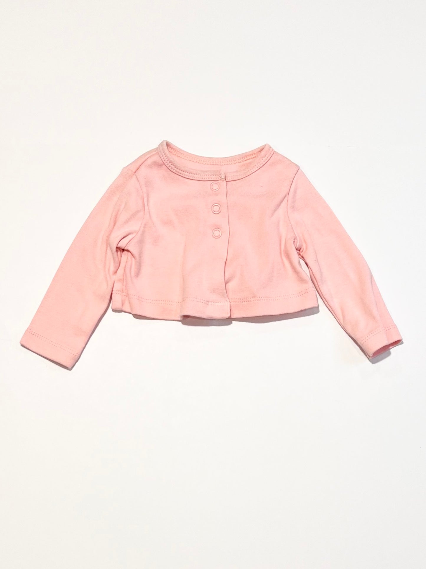 Pink ribbed cardigan - Size 000