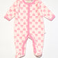 Pink velour onesie - Size 000