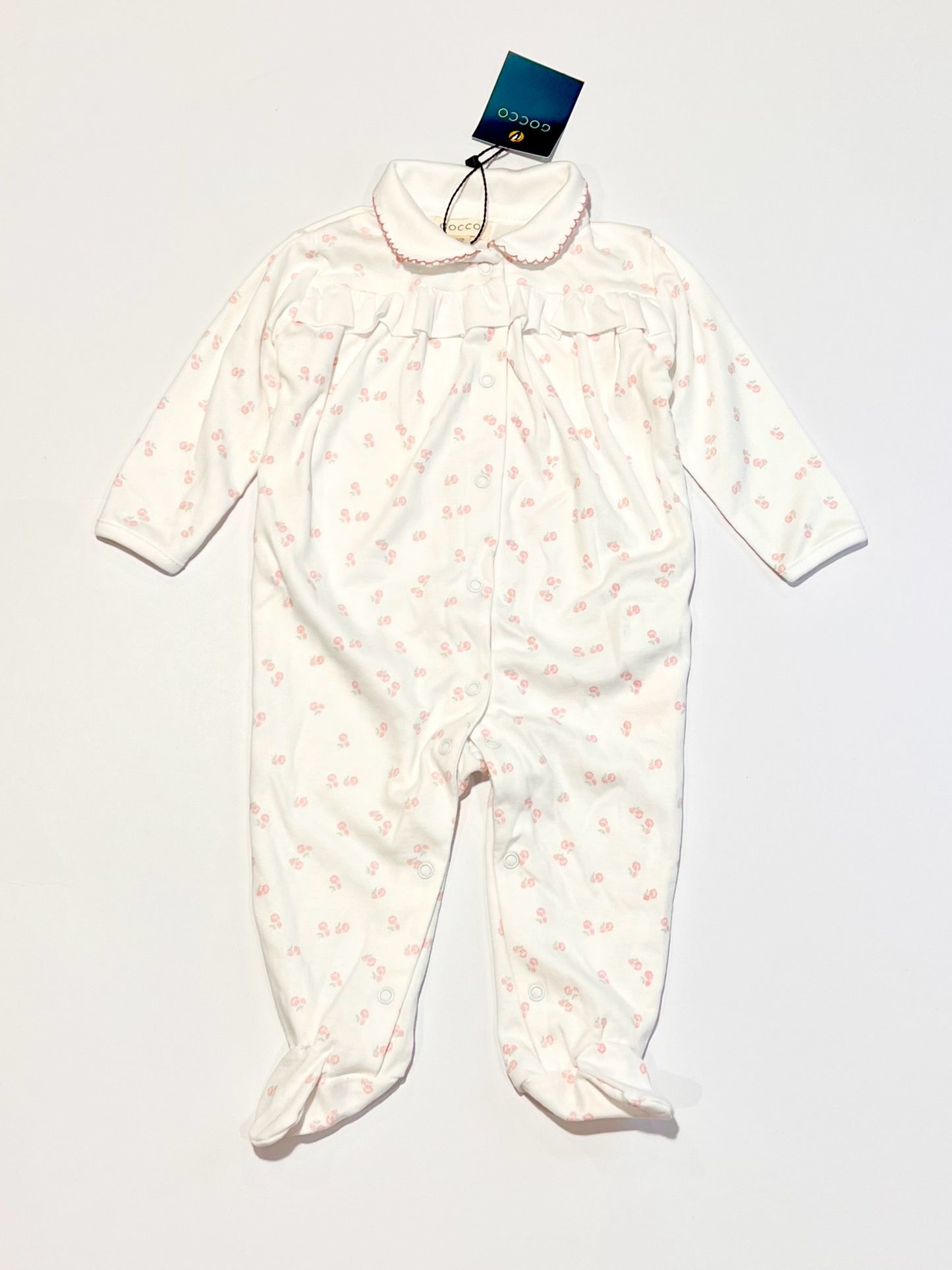Pink floral onesie brand new - Size 1-3 months