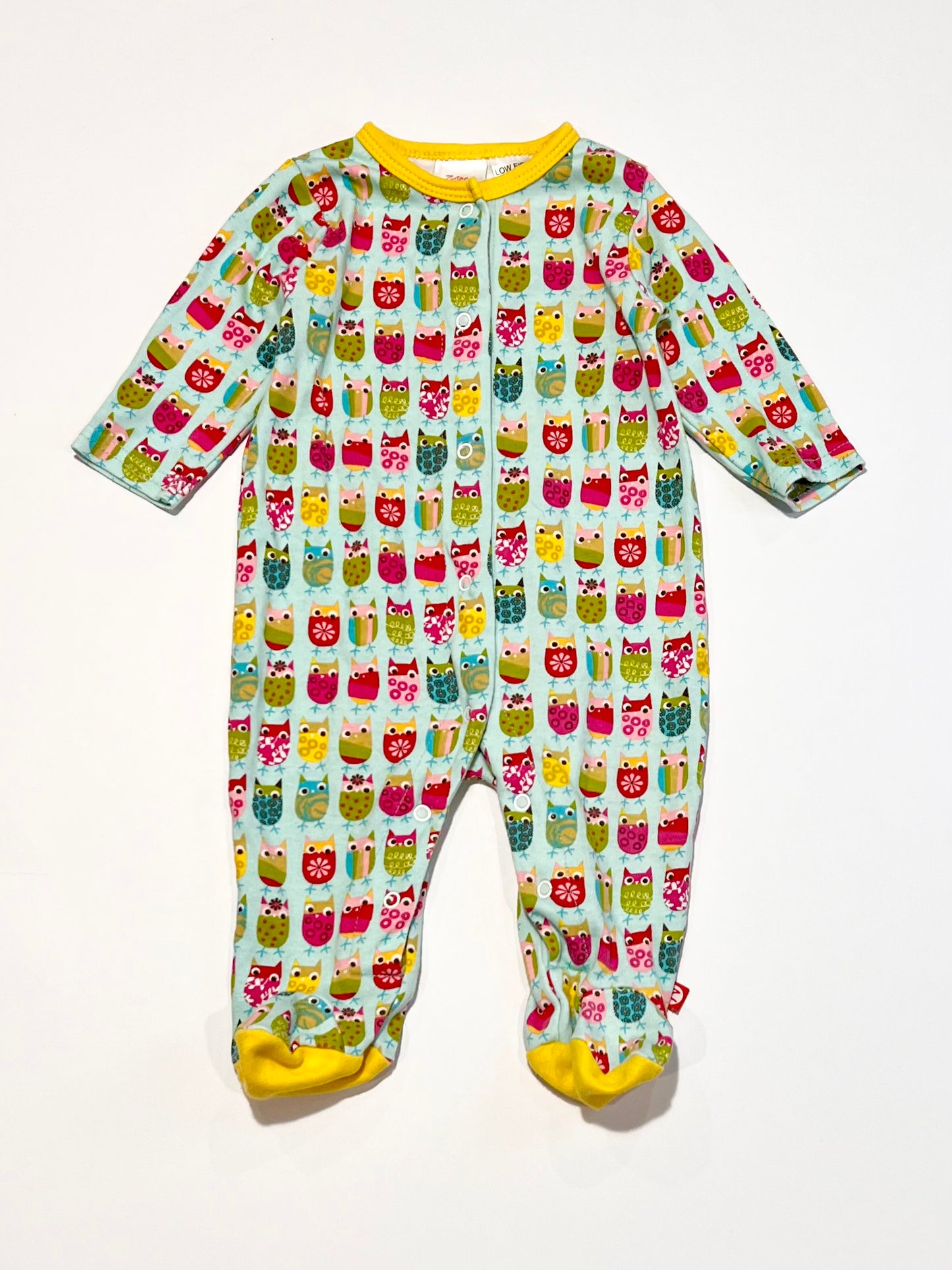 Blue owls onesie - Size 000