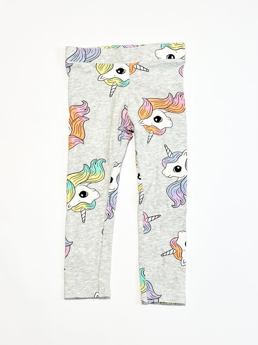 Unicorn leggings - Size 2