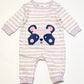 Purple fleece onesie - Size 000