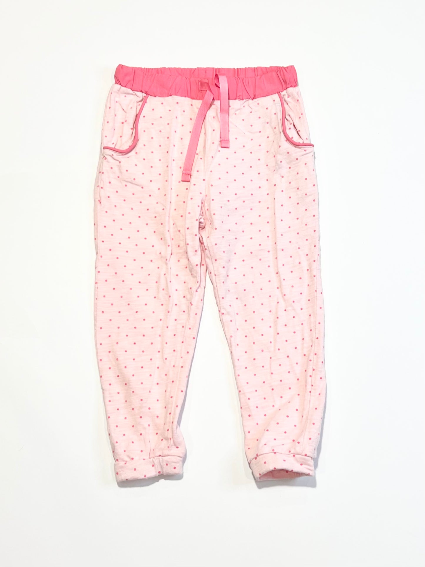 Pink jersey pants - Size 2