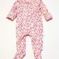 Pink floral onesie - Size 000