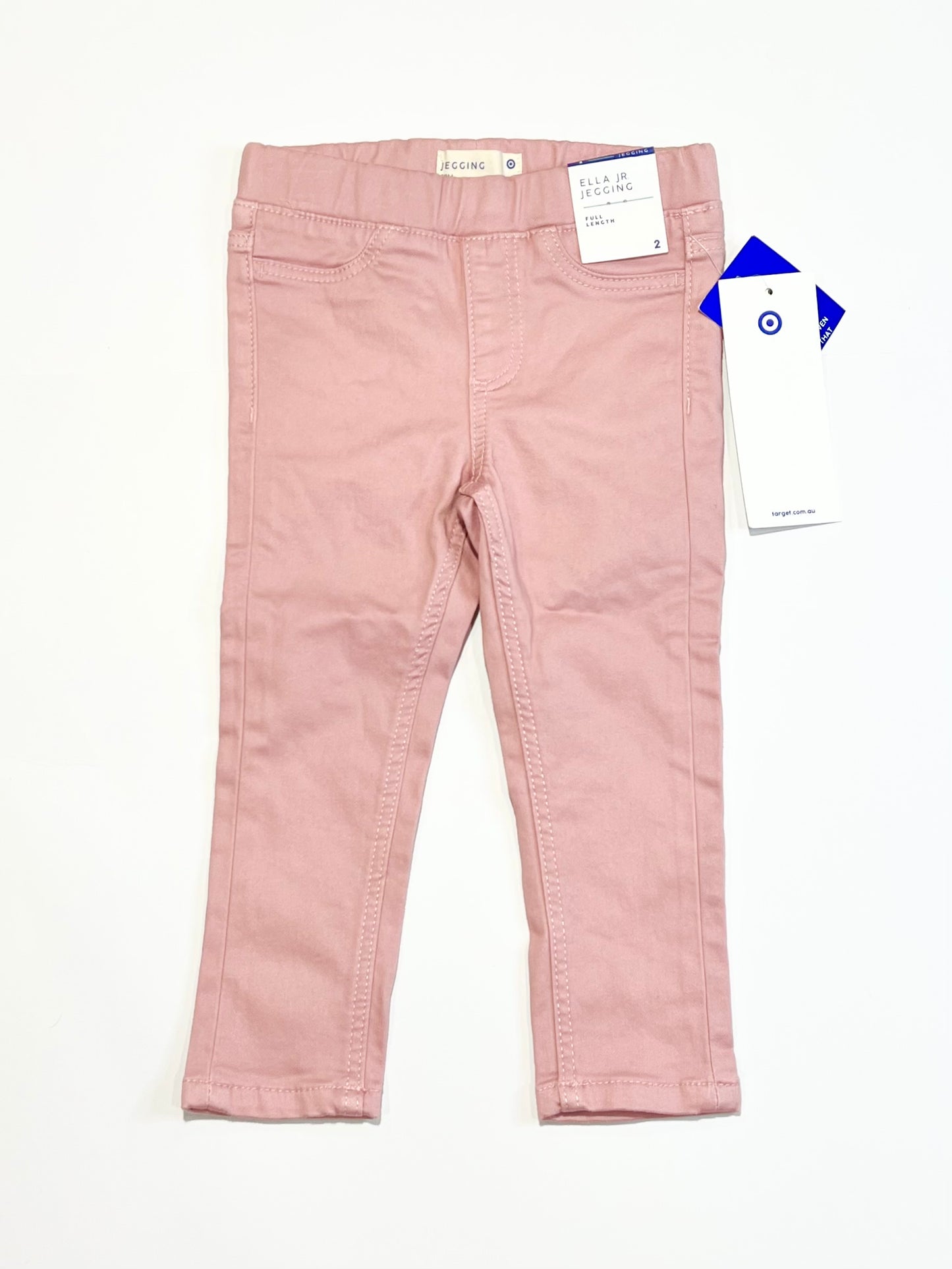 Pink jeggings brand new - Size 2