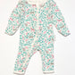 Ribbed leafy zip onesie - Size 000