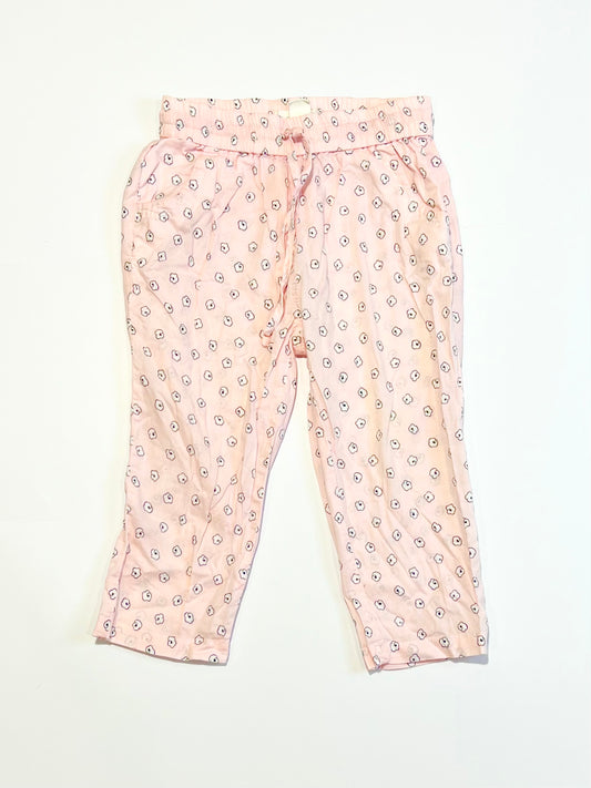 Cotton floral pants - Size 2