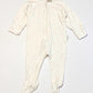 Pink leaf zip onesie - Size 000