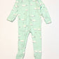Green swans zip onesie - Size 000