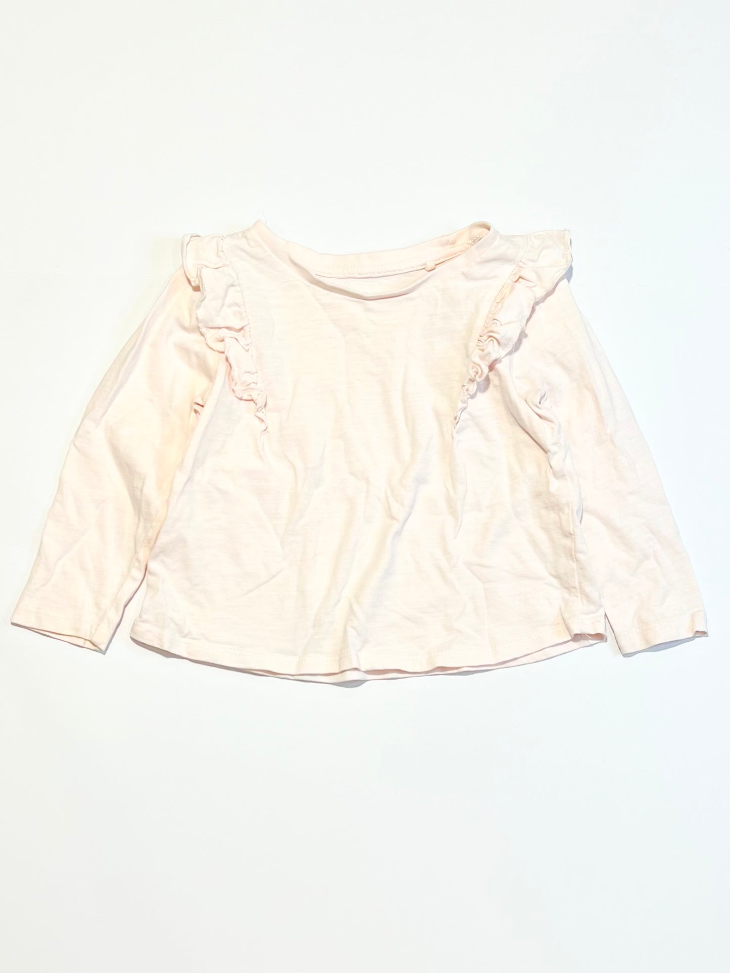 Pink ruffle top - Size 2