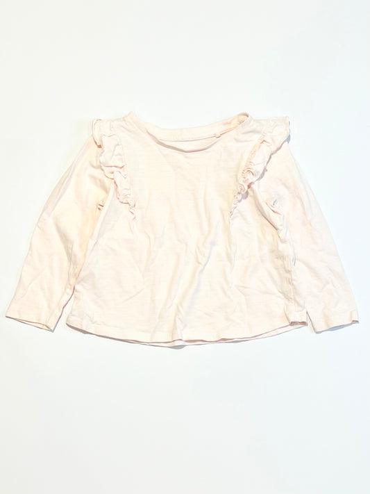 Pink ruffle top - Size 2