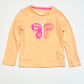 Orange butterfly top - Size 2-3