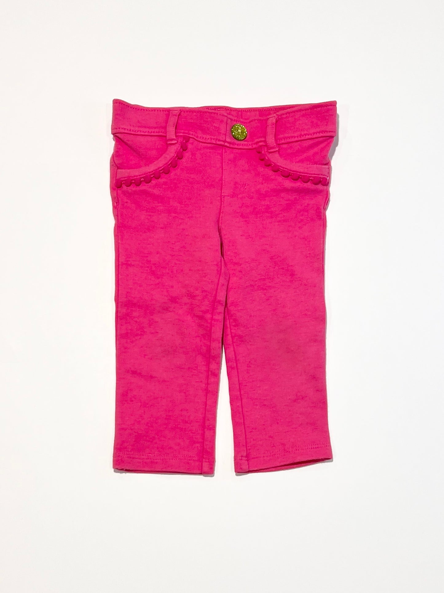 Pink jeggings - Size 0