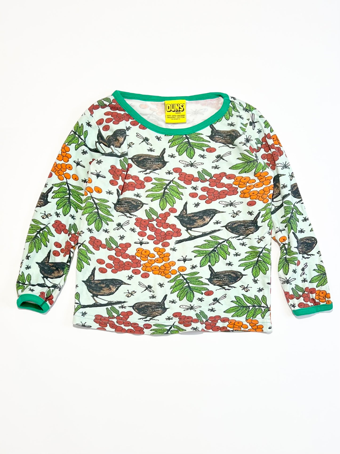 Birds and berries top - Size 2