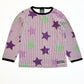 Purple stars top - Size 2