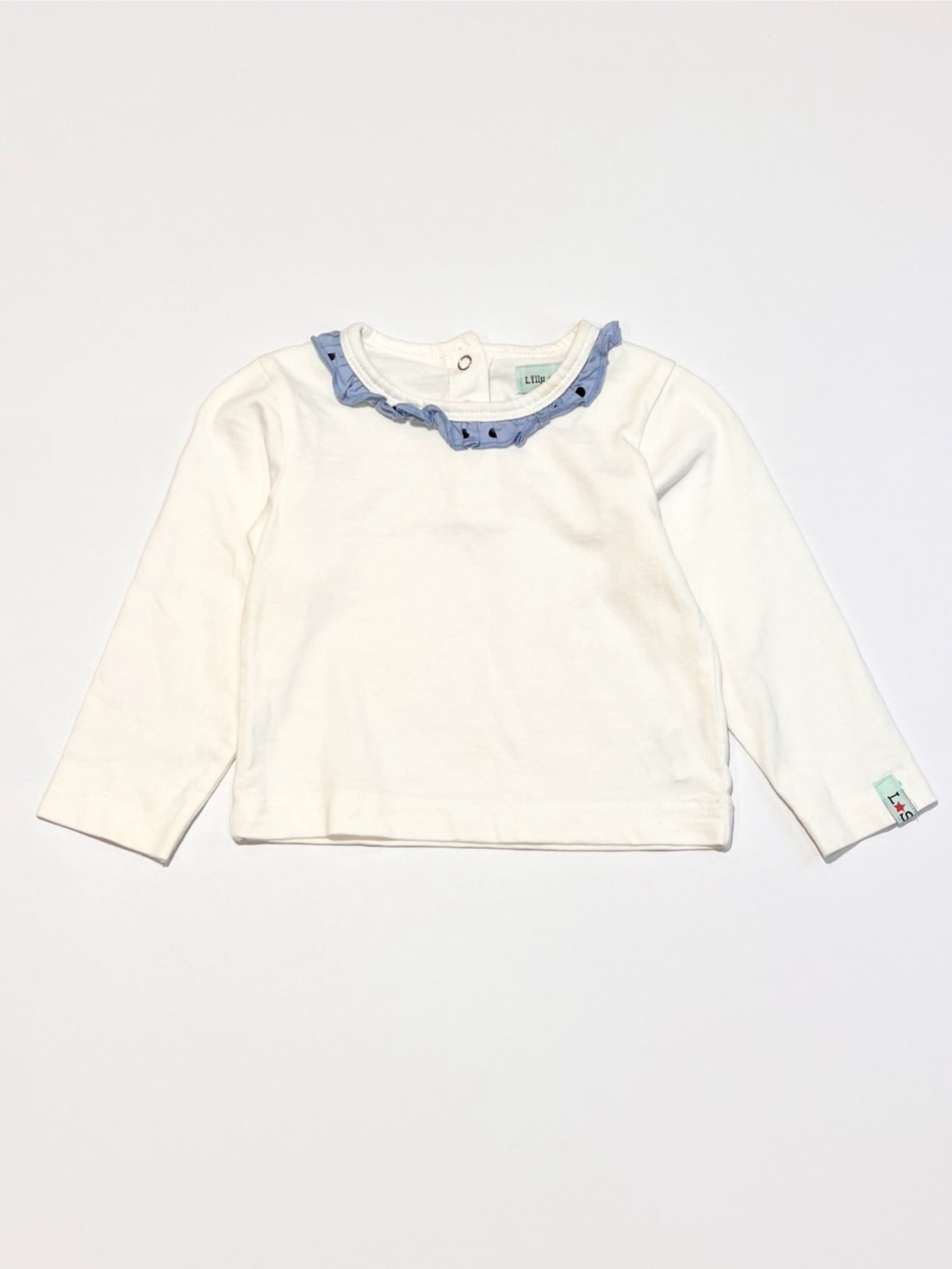 White ruffle top - Size 0