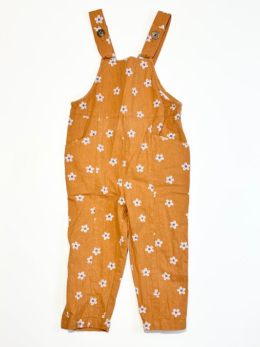 Woven cotton overalls - Size 2