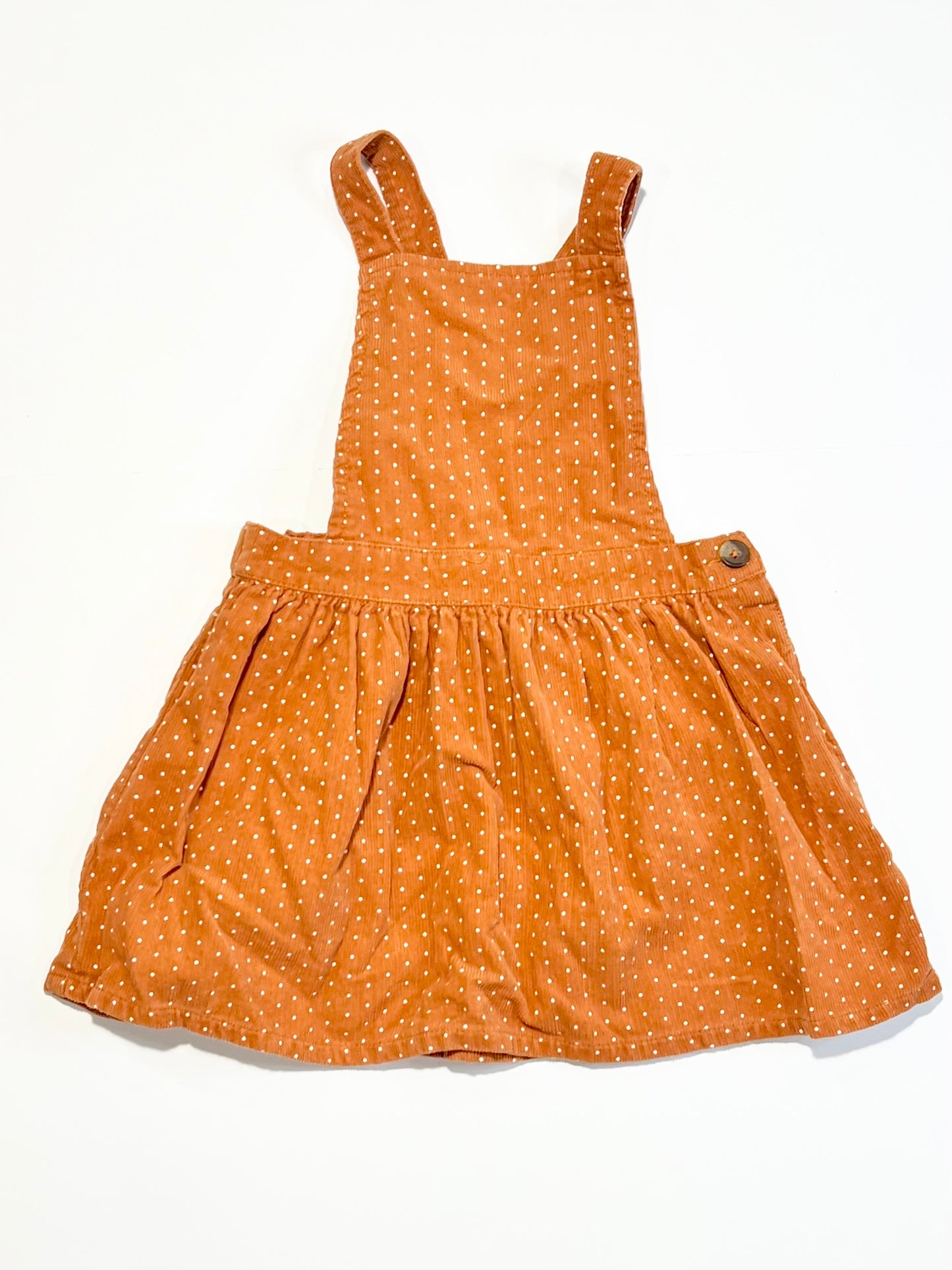 Corduroy pinafore - Size 2