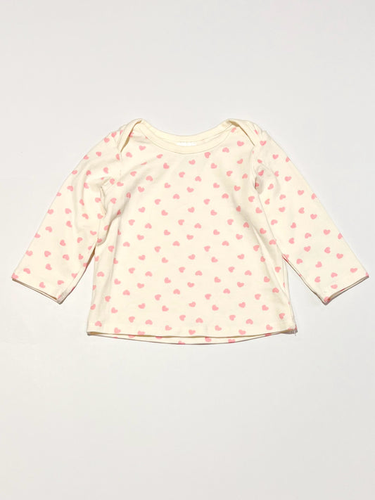 Pink hearts top - Size 000