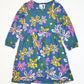 Floral jersey dress brand new - Size 2