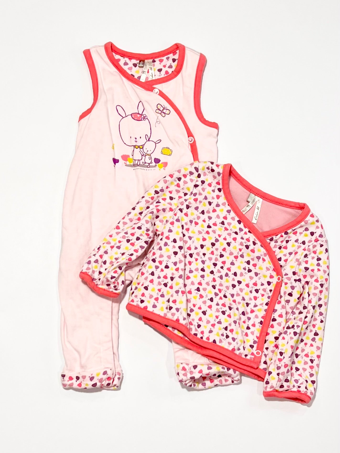 Pink floral set - Size 000