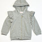 Grey zip hoodie - Size 2